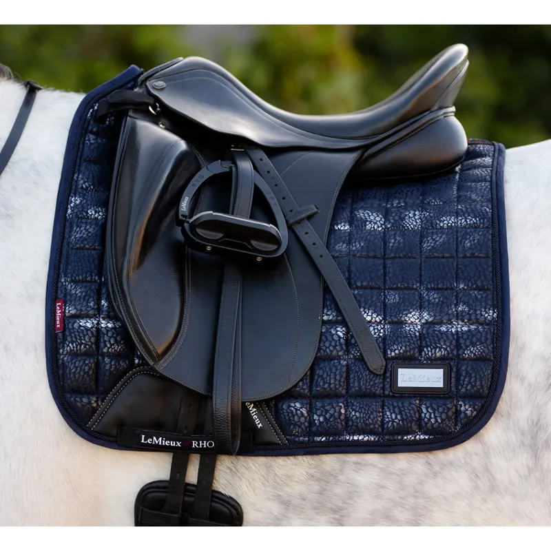 LeMieux Adour Dressage Square - Navy-1